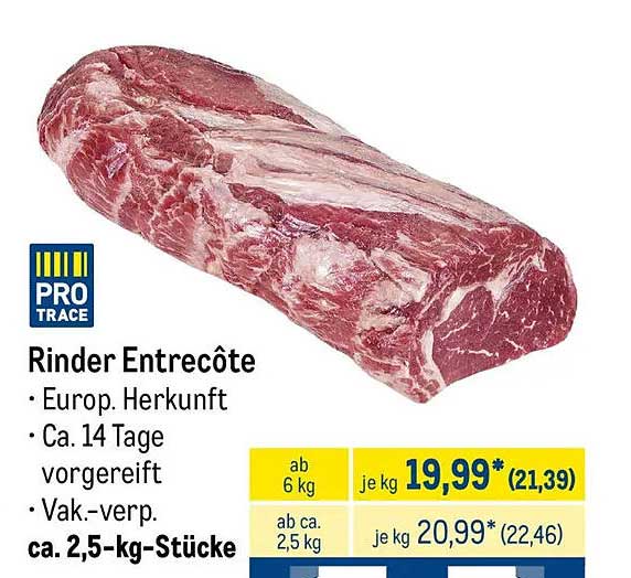 Rinder Entrecôte
