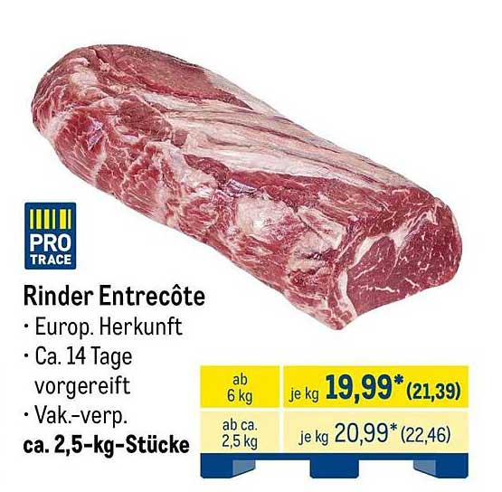 Rinder Entrecôte