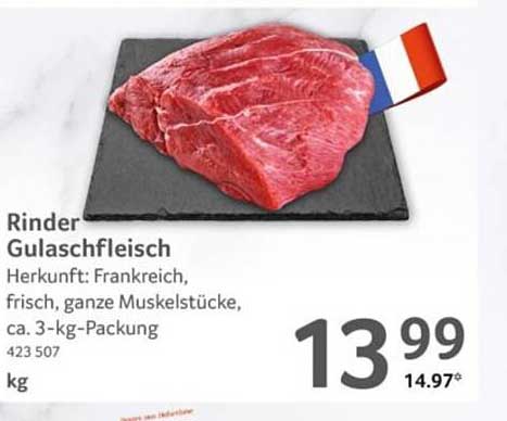 Rinder Gulaschfleisch