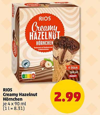 RIOS Creamy Hazelnut Hörnchen