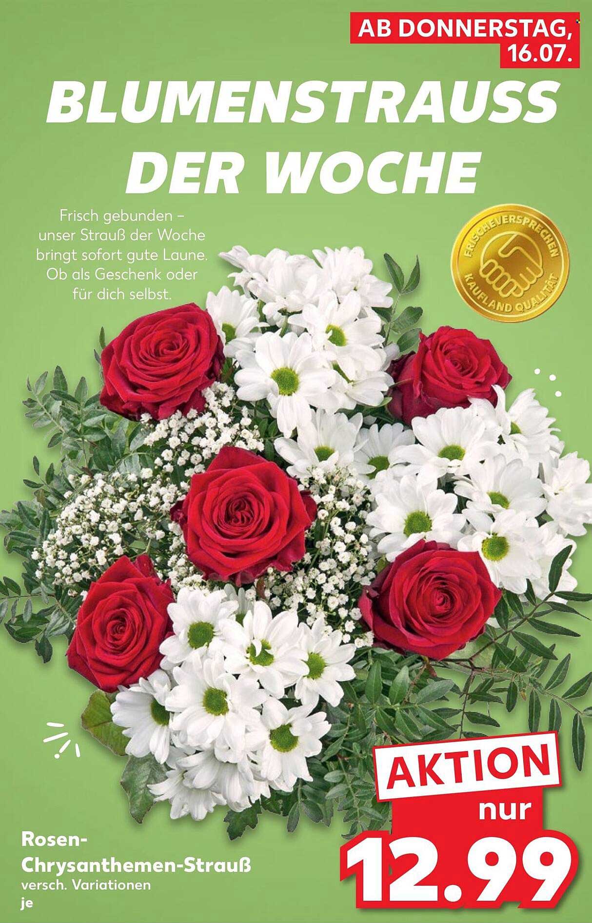 Rosen-Chrysanthemen-Strauß