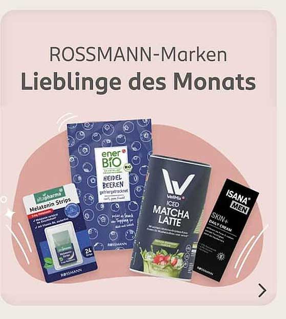 ROSSMANN-Marken Lieblinge des Monats