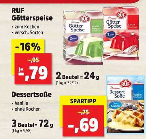 RUF Götterspeise