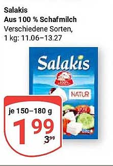 Salakis Aus 100 % Schafmilch Verschiedene Sorten, 1 kg