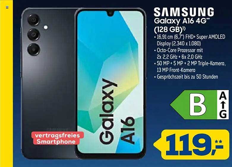 SAMSUNG Galaxy A16 4G (128 GB)