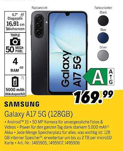 SAMSUNG Galaxy A17 5G (128GB)