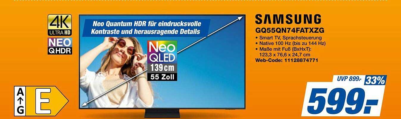 SAMSUNG GQ55QN74FATXZG