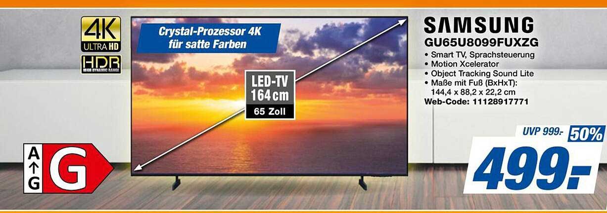 SAMSUNG GU65U8099FUXZG