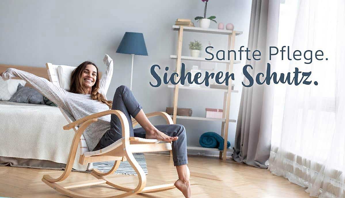 Sanfte Pflege. Sicherer Schutz.