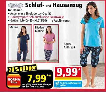 Schlaf- und Hausanzug