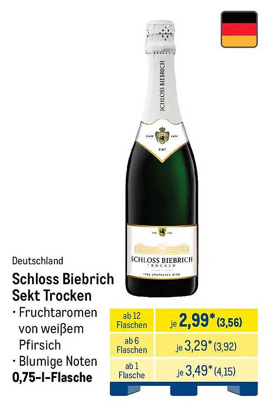 Schloss Biebrich Sekt Trocken