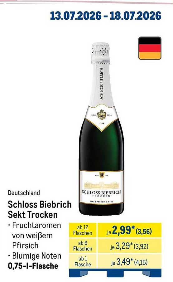 Schloss Biebrich Sekt Trocken