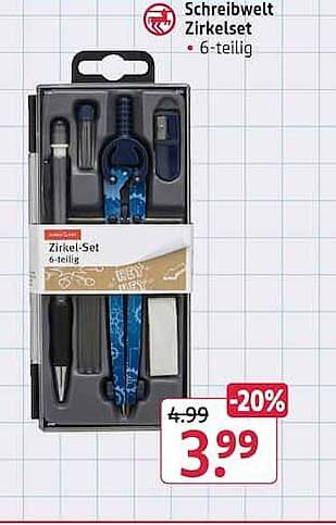 Schreibwelt Zirkelset 6-teilig
