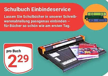 Schulbuch Einbindeservice