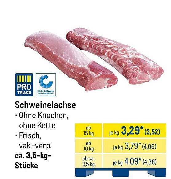 Schweinelachse
