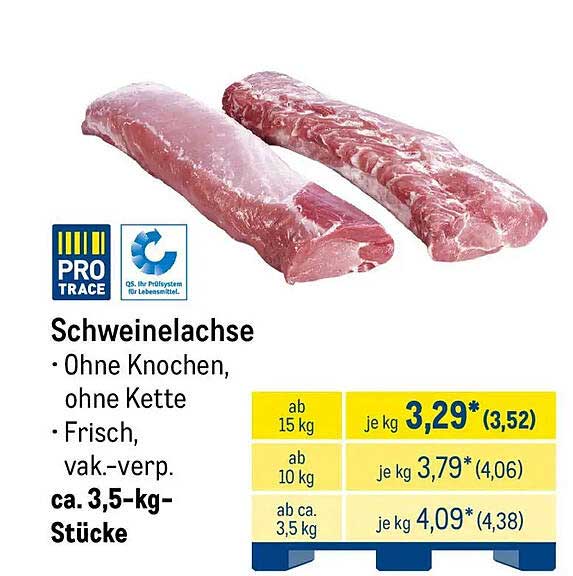 Schweinelachse