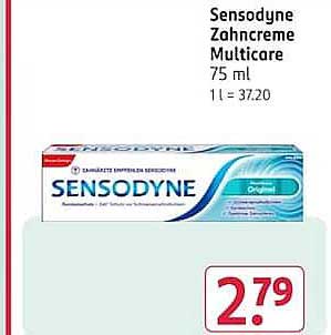 Sensodyne Zahncreme Multicare 75 ml