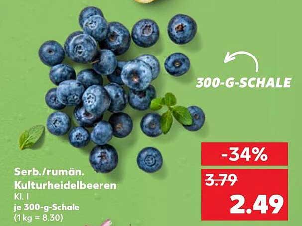 Serb./rumän. Kulturheidelbeeren