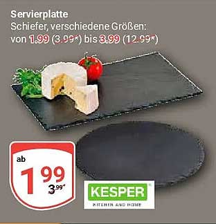 Servierplatte Schiefer, verschiedene Größen