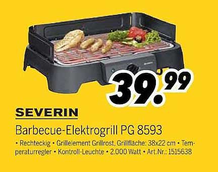 SEVERIN Barbecue-Elektrogrill PG 8593