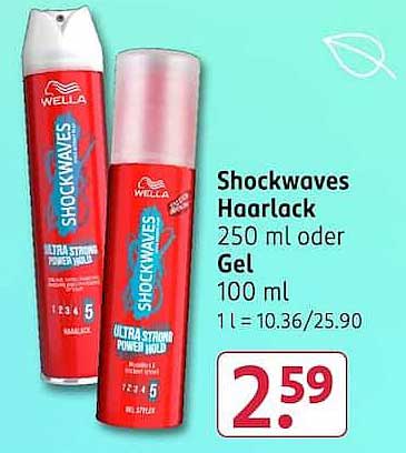 Shockwaves Haarspray 250 ml oder Gel 100 ml