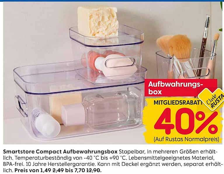 Smartstore Compact Aufbewahrungsbox Stapelbar