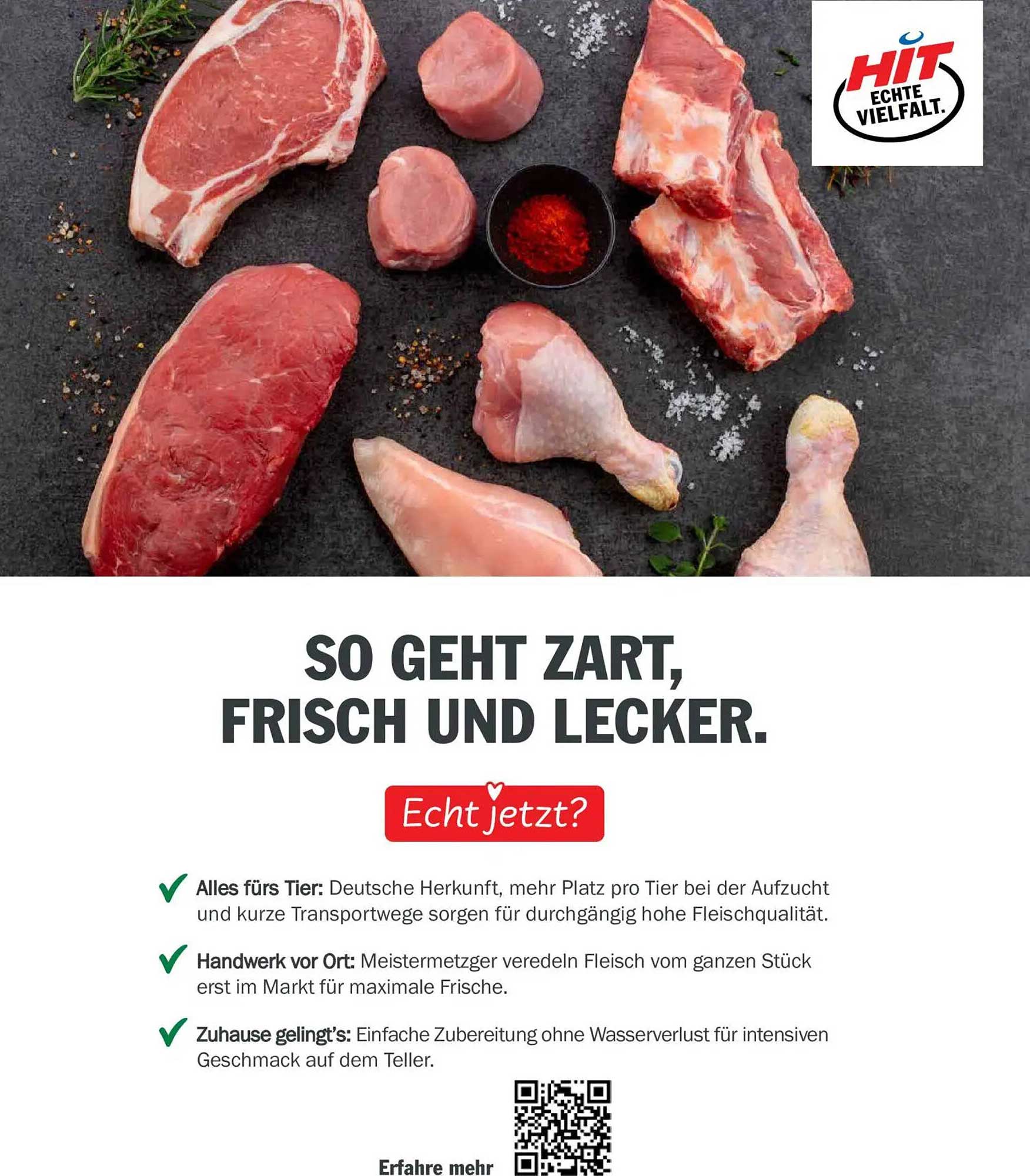 SO GEHT ZART, FRISCH UND LECKER.