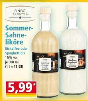 Sommer-Sahne-liköre