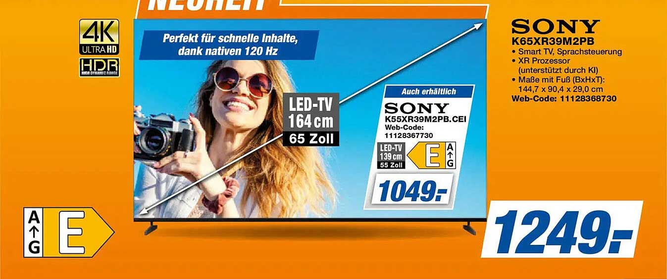 SONY K65XR39M2PB