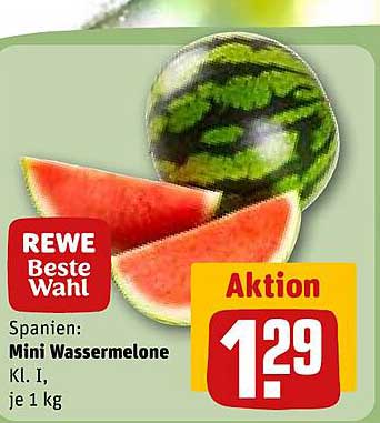 Spanien: Mini Wassermelone Kl. I, je 1 kg
