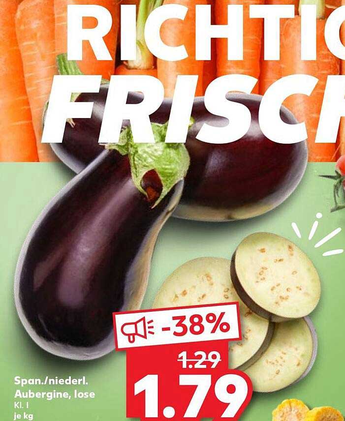 Span./niederl. Aubergine, lose Kl. I je kg