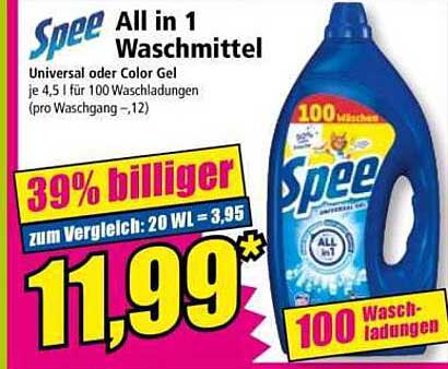 Spee All in 1 Waschmittel