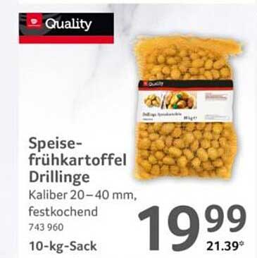 Speise-frühkartoffel Drillinge
