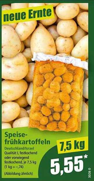 Speise-frühkartoffeln