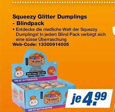 Squeezy Glitter Dumplings - Blindpack