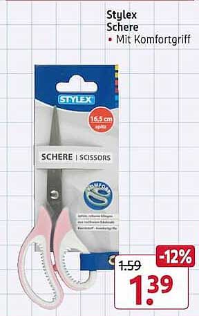 Stylex Schere • Mit Komfortgriff