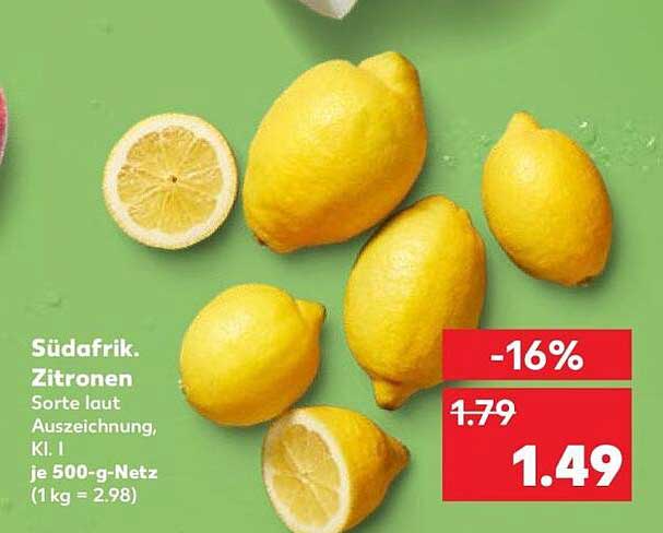 Südafrik. Zitronen