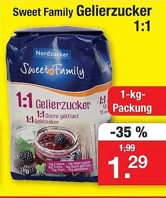 Sweet Family Gelierzucker 1:1