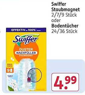 Swiffer Staubmagnet 2/7/9 Stück oder Bodentücher 24/36 Stück