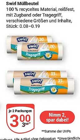Swirl Müllbeutel