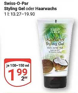 Swiss-O-Par Styling Gel oder Haarwachs