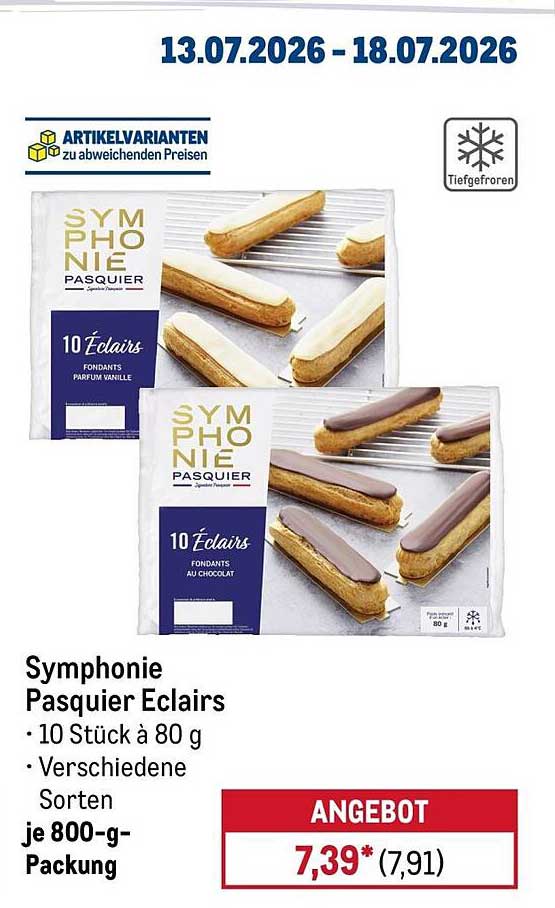 Symphonie Pasquier Eclairs