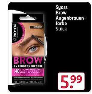 Syoss Brow Augenbrauenfarbe Stück