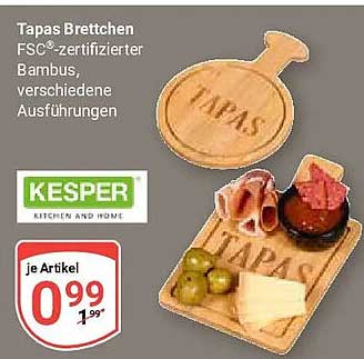 Tapas Brettchen FSC-zertifizierter Bambus, verschiedene Ausführungen