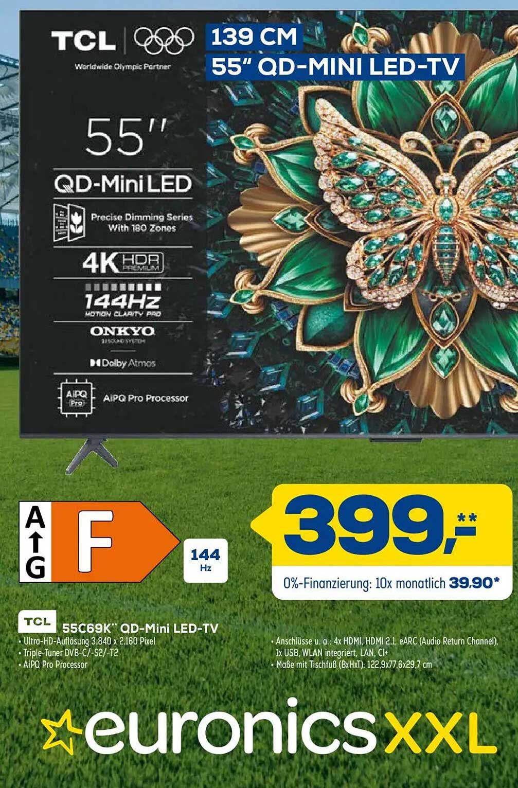 TCL 55C69K QD-Mini LED-TV