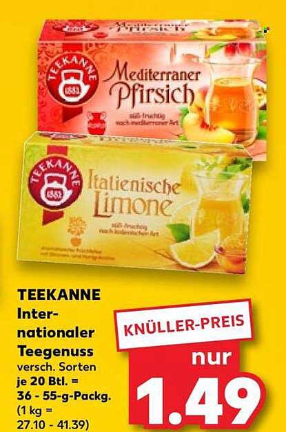 TEEKANNE Internationaler Teegenuss
