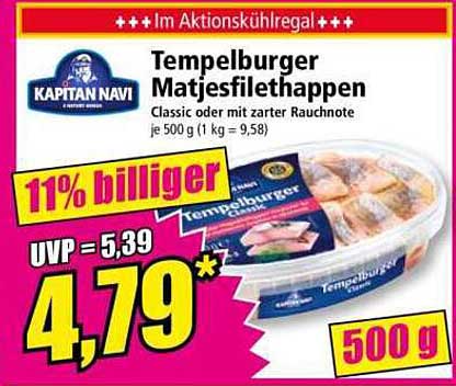 Tempelburger Matjesfilethappen