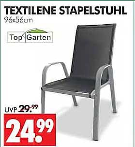 TEXTILENE STAPELSTUHL 96x56cm Top Garten