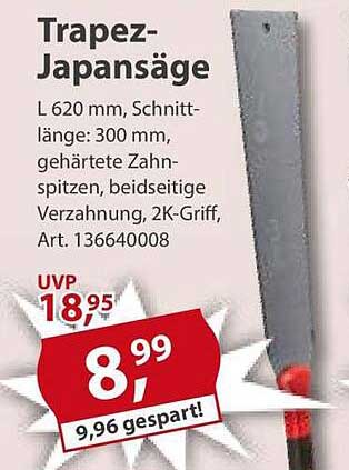 Trapez-Japansäge