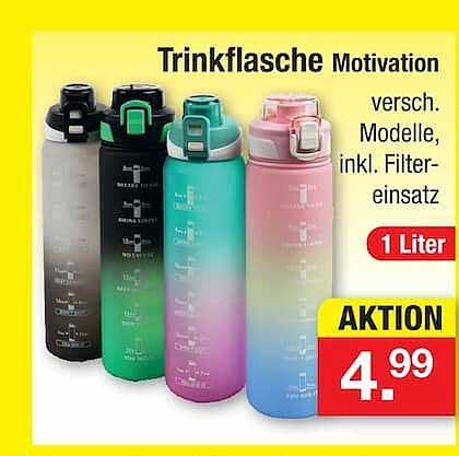 Trinkflasche Motivation